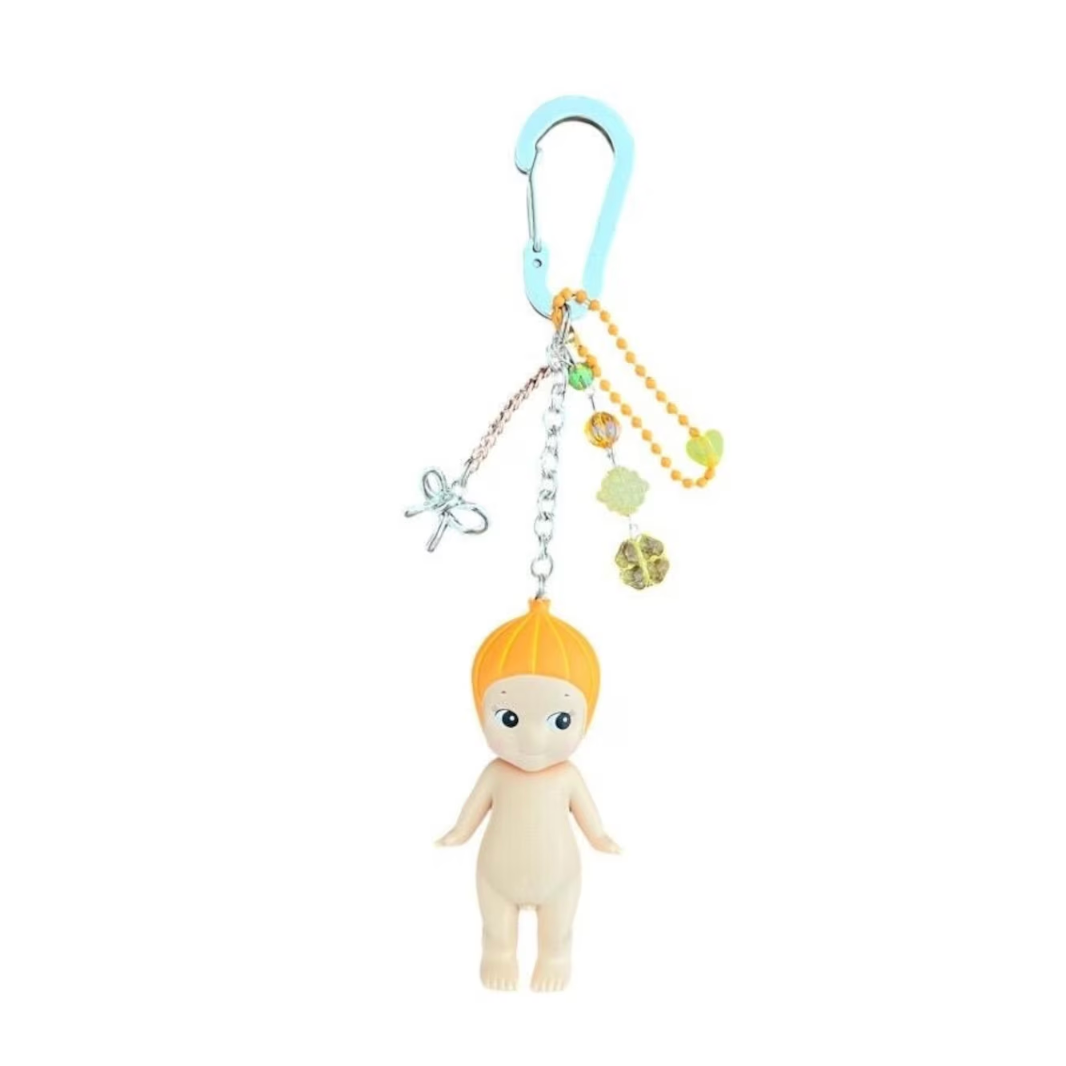 Sonny Angel Keychain | Vegetable Series | Bok Choy, Onion, Eggplant, Corn, Carrot | Bag Charm | Beaded Keychain