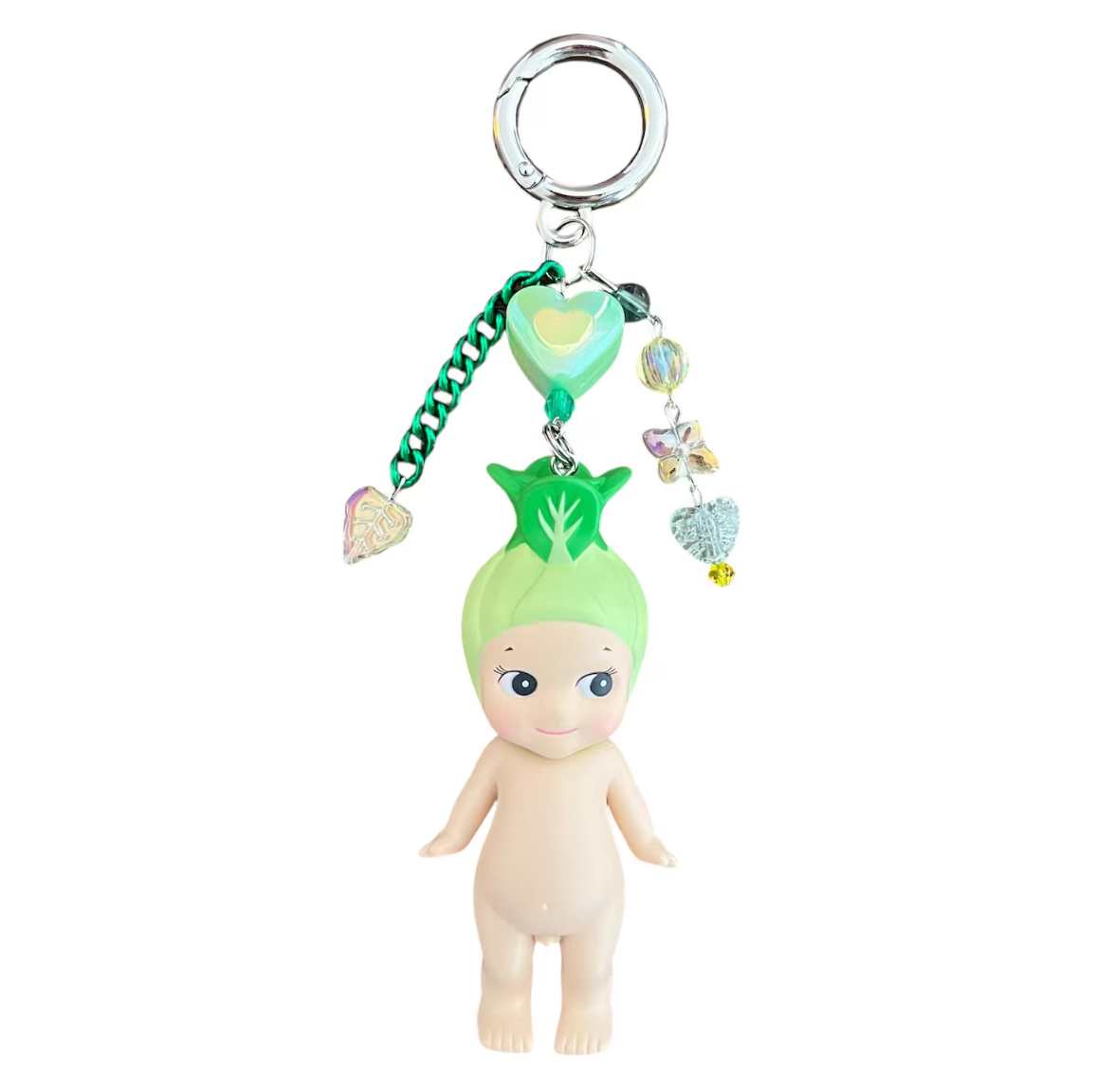 Sonny Angel Keychain | Vegetable Series | Bok Choy, Onion, Eggplant, Corn, Carrot | Bag Charm | Beaded Keychain