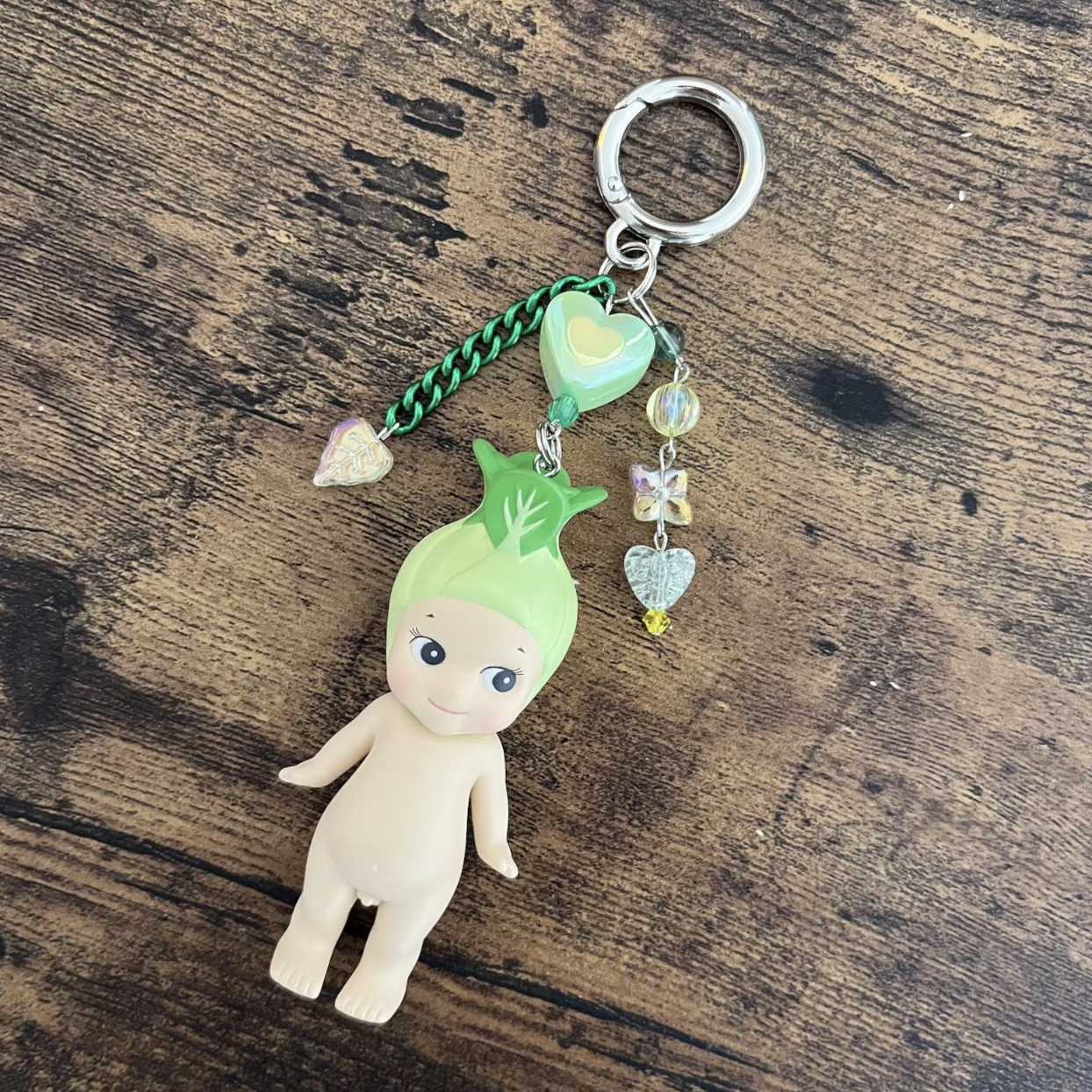 Sonny Angel Keychain | Vegetable Series | Bok Choy, Onion, Eggplant, Corn, Carrot | Bag Charm | Beaded Keychain