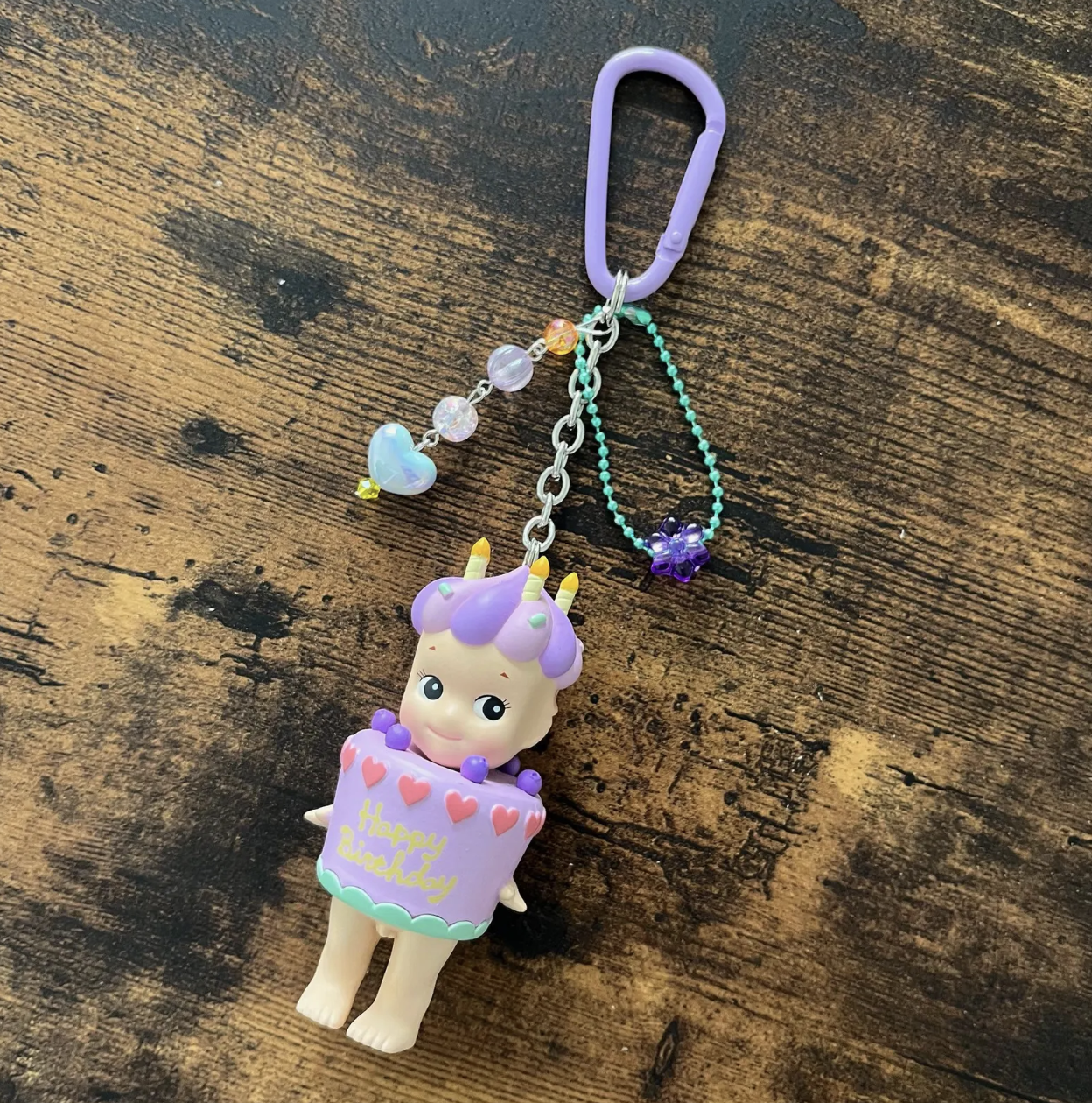 Sonny Angel Keychain | Birthday Gift Series | Bag Charm | Beaded Keychain