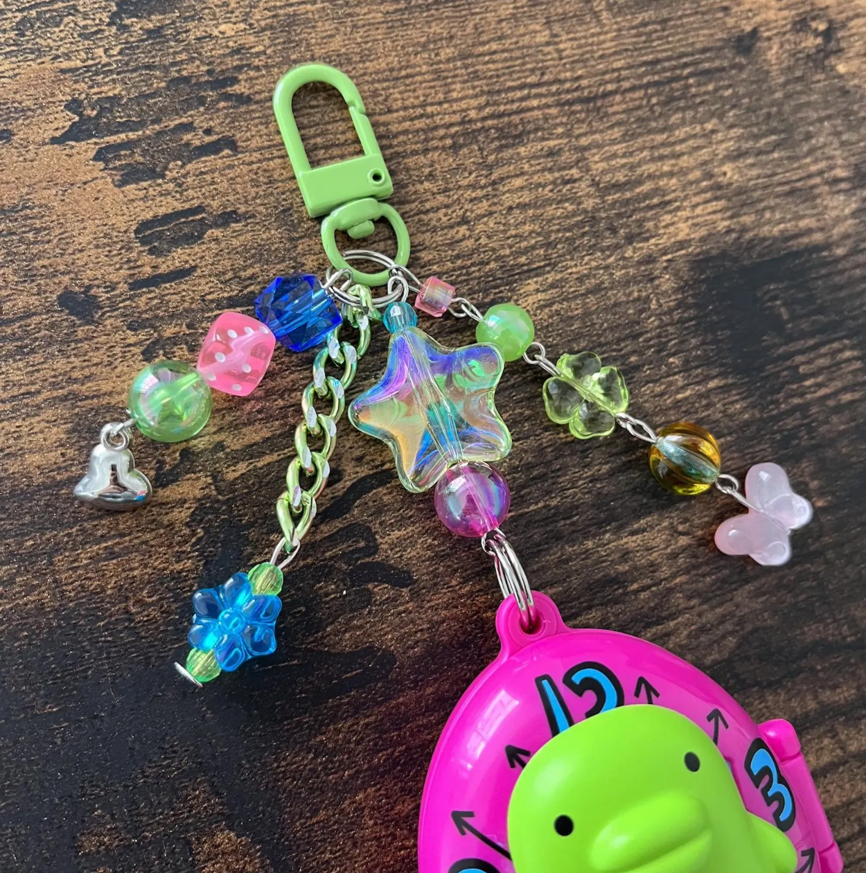Tamagotchi Kuchipatchi, Mimitchi Beaded Keychain | Gashapon Swing Case | Bag Charm | Bandai Namco Japan