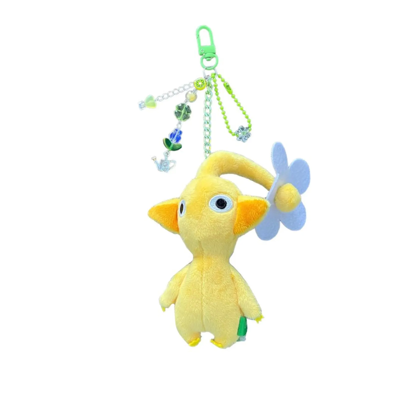 Yellow Pikmin Plush Beaded Keychain | Bag Charm | Bandai Nintendo Japan