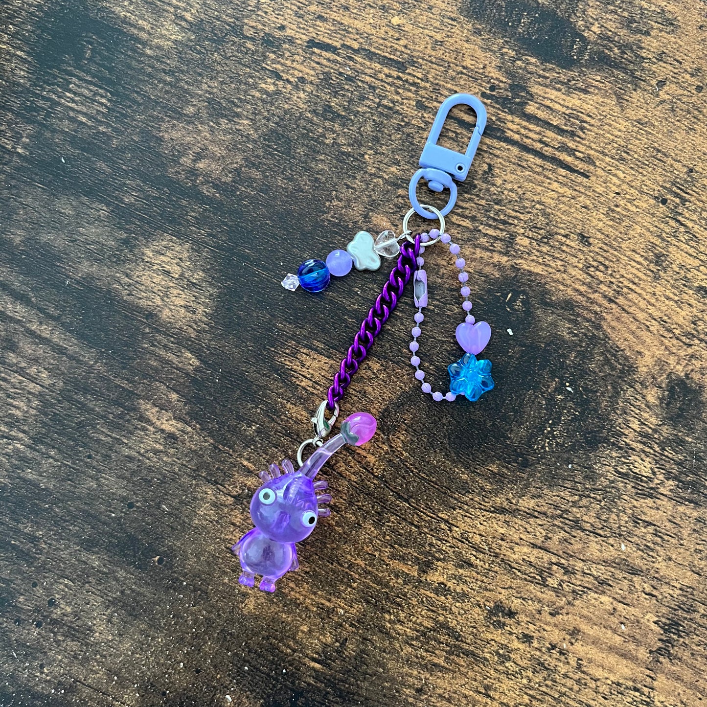 Pikmin Beaded Keychain