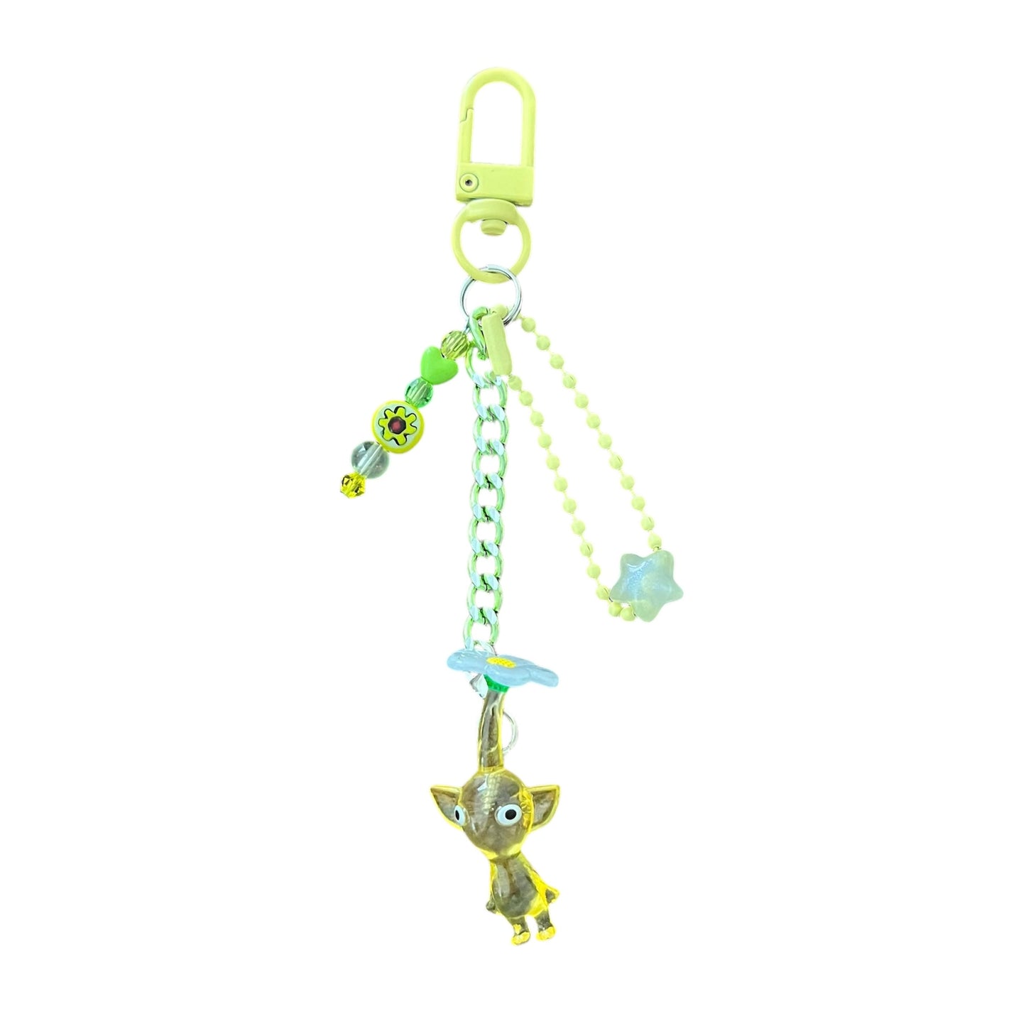 Pikmin Beaded Keychain